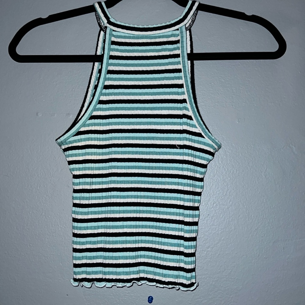 Mudd Ribbed Halter Tank - Picture 2 of 3